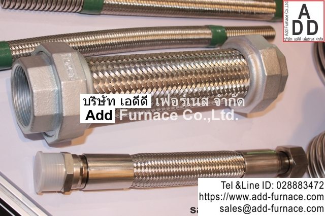 ท่ออ่อนสแตนเลส Gas Hose Stainless Steel 304 (1)